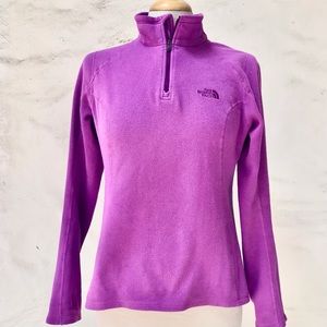 The North Face Purple Polartec Fleece Zip-up